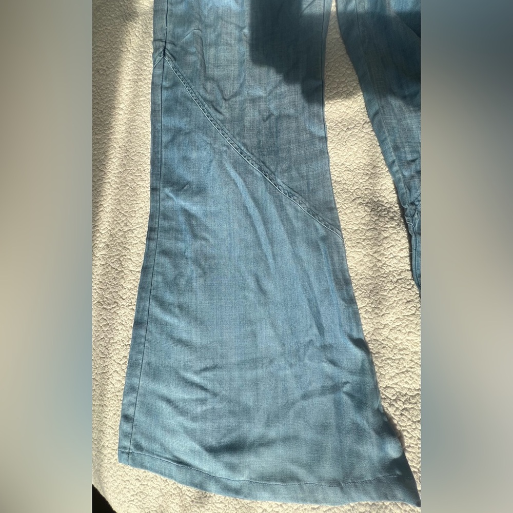 Women’s Guess Wide Leg Denim Halter Jumpsuit - Picture 15 of 16
